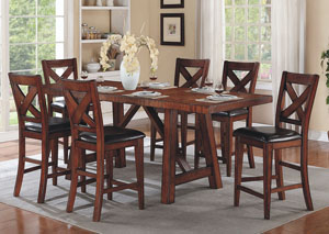 Image for Kingston 96" Tall Trestle Table w/2X13" L