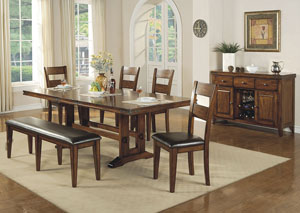 Image for Mango 92" Trestle Table w/18" Butterfly