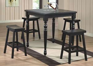 Image for Quails Run - Ebony 36" Square Tall Table