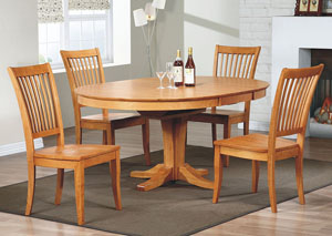 Image for Santa Barbara - Autumn 66" Ped Table w/18" Butterfly Leaf