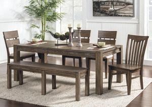 Image for Urbana - Gray 78" Table w/18" Butterfly Leaf