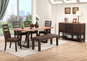 Image for Venice 72" Trestle Table