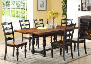 Image for Weston 86" Trestle Table w/18" Leaf