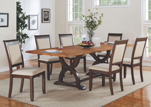 Image for Yukon 108" Trestle Table w/2X18" Leave