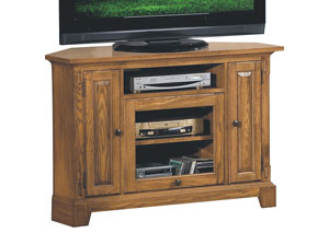 Zahara - Light Oak 47" Corner Media Base