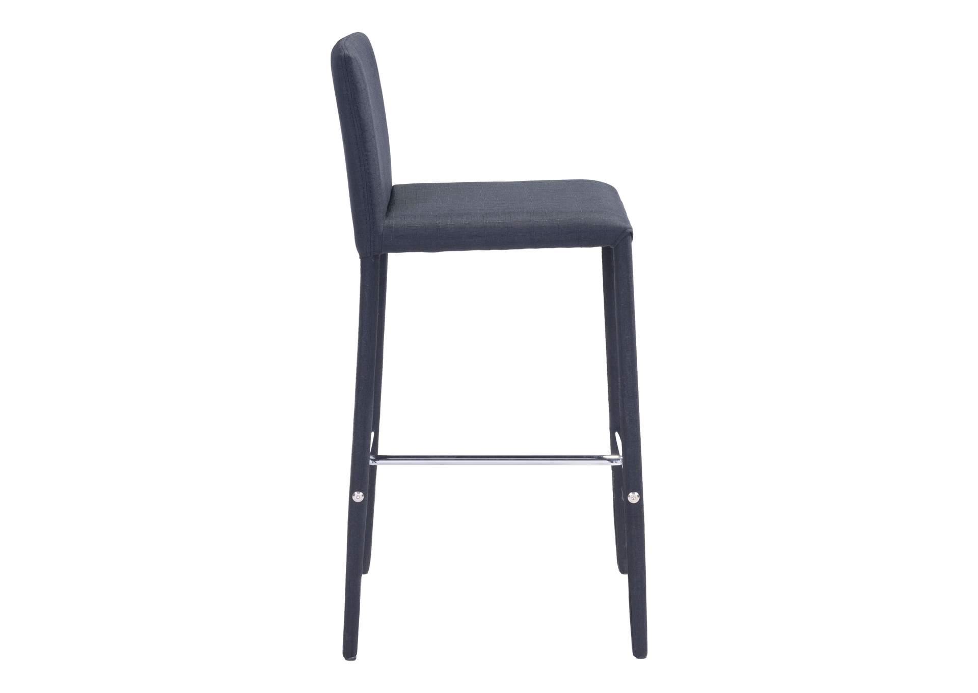 Confidence Counter Chair [Set of 2] Black,Zuo