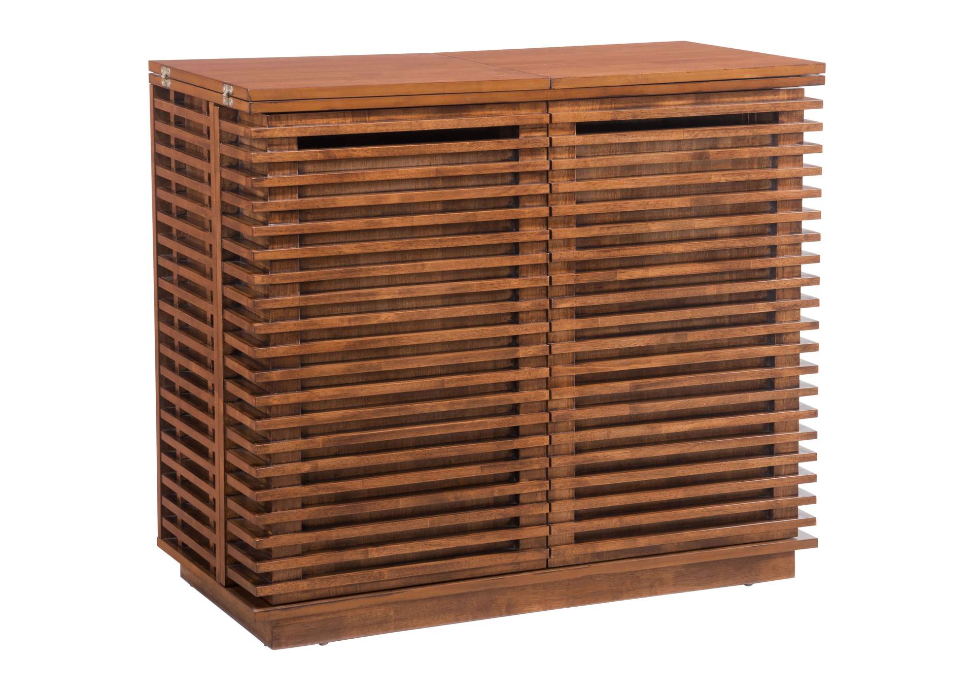 Linea Bar Cabinet Walnut,Zuo