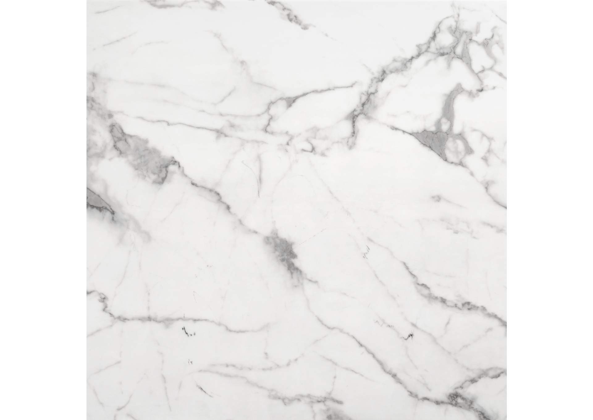 Atlas Dining Table White & Silver,Zuo
