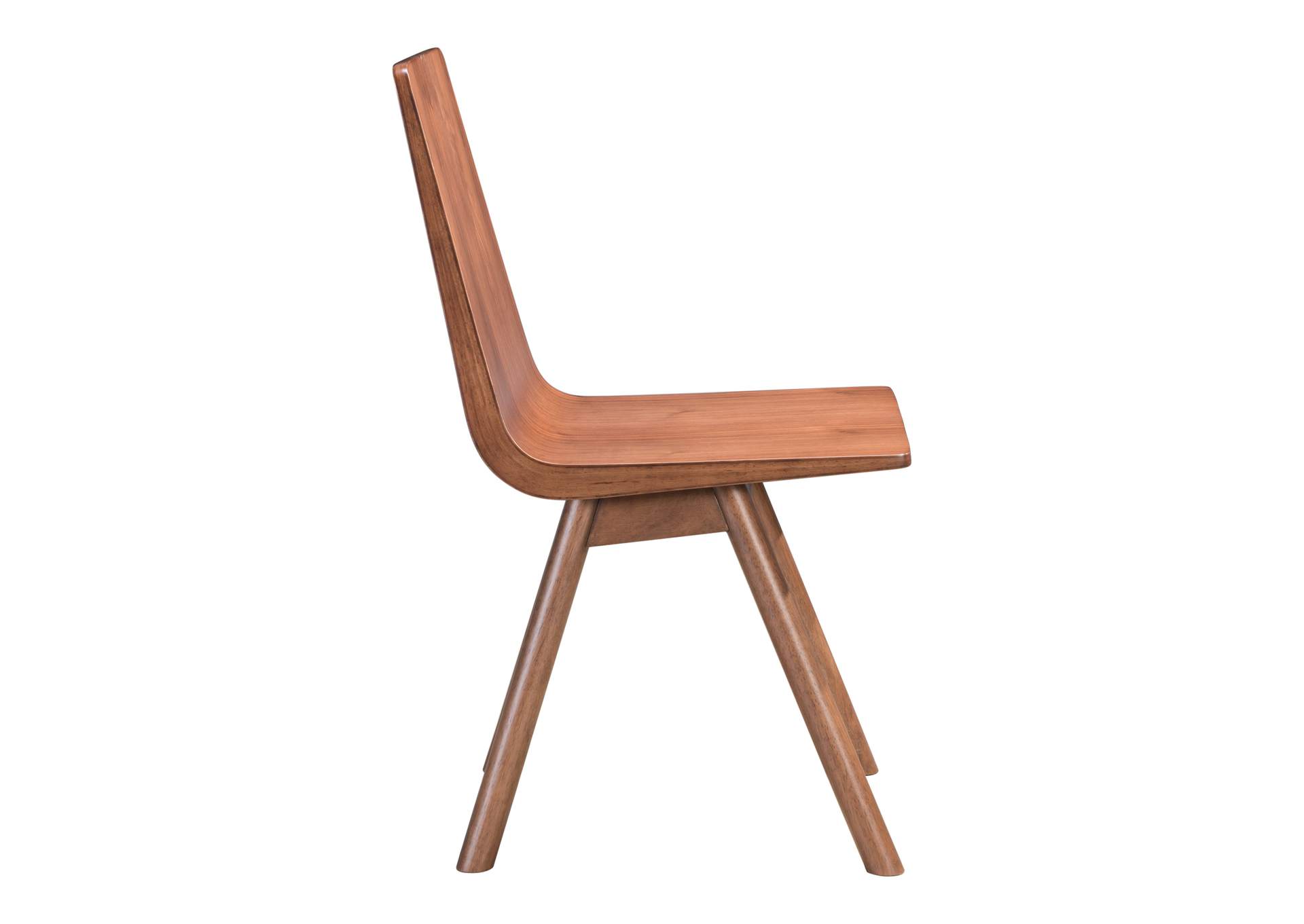 Audrey Dining Chair (Set Of 2) Walnut,Zuo