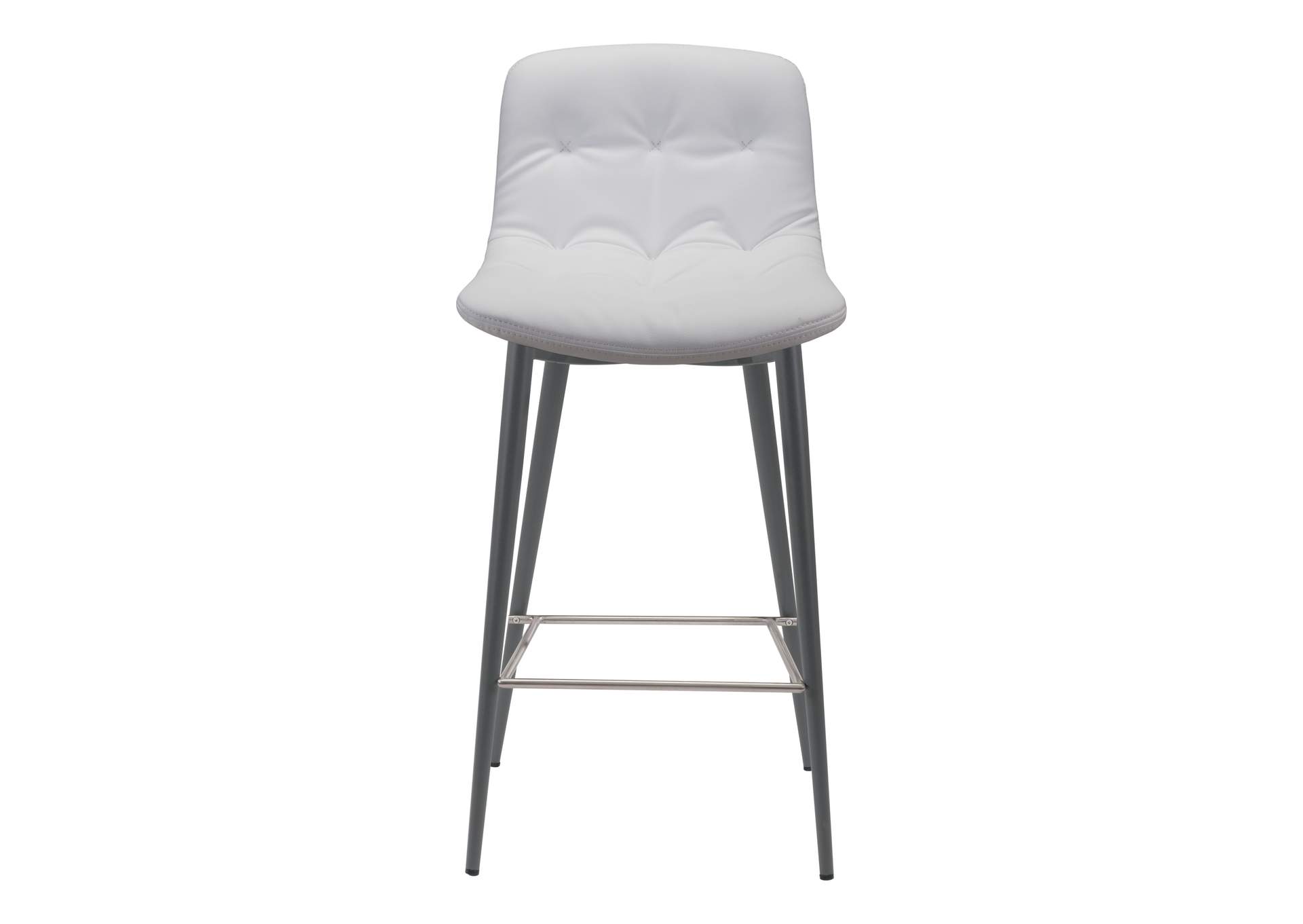 Tangiers Counter Stool (Set Of 2) White,Zuo