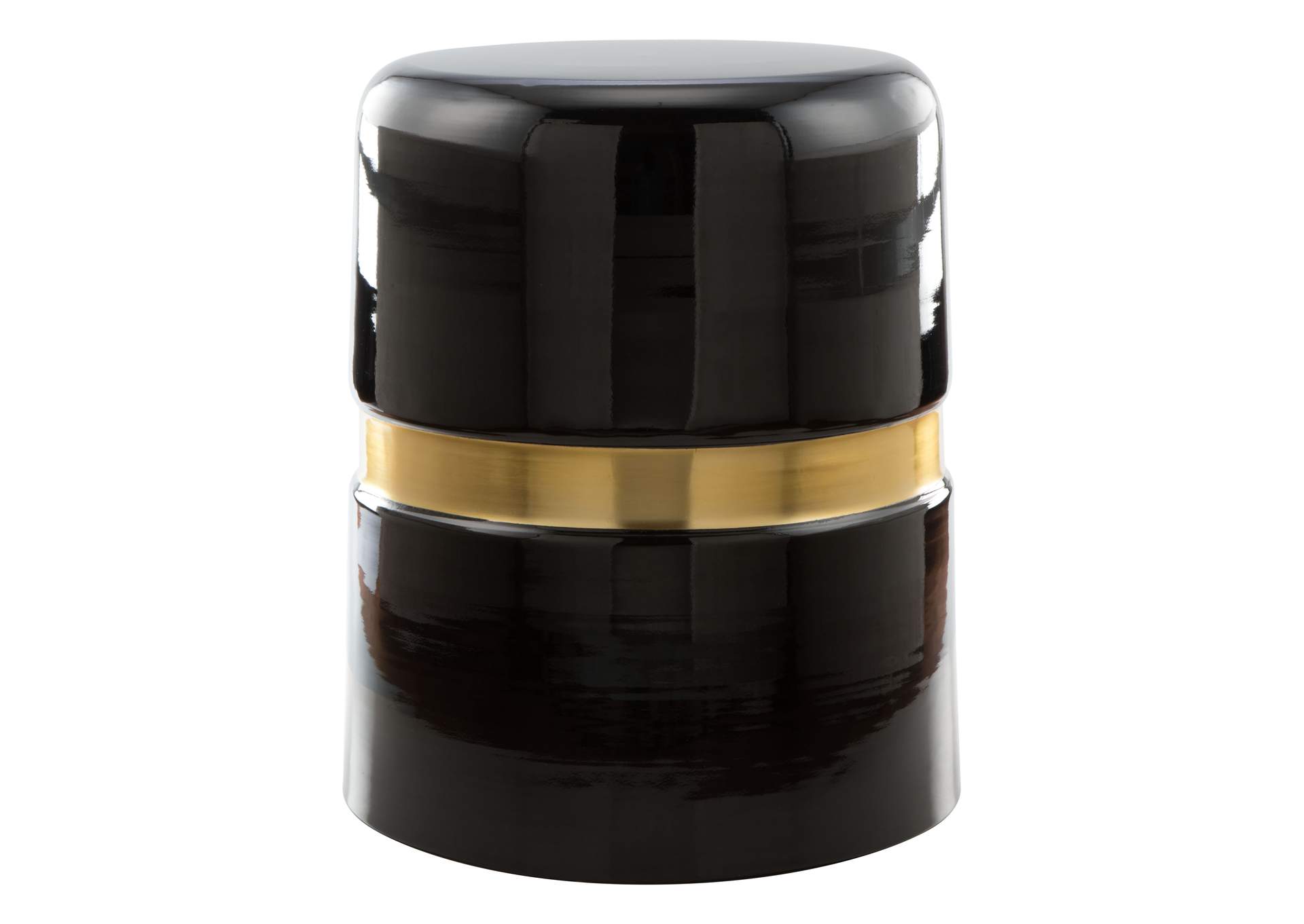 Density Side Table Black And Gold,Zuo
