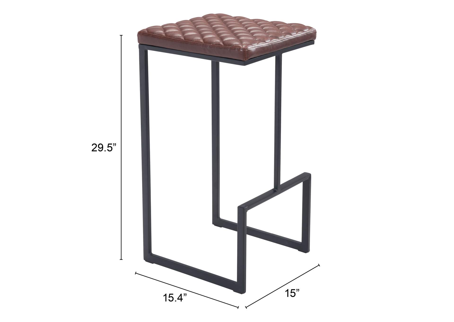 Element Barstool Brown,Zuo