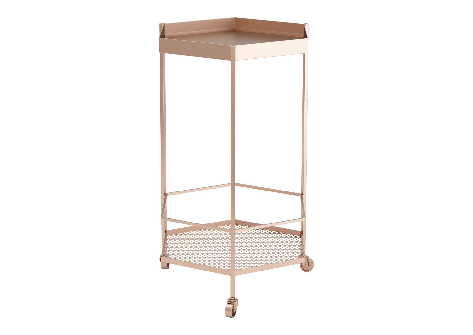 Hex Bar Cart Gold,Zuo