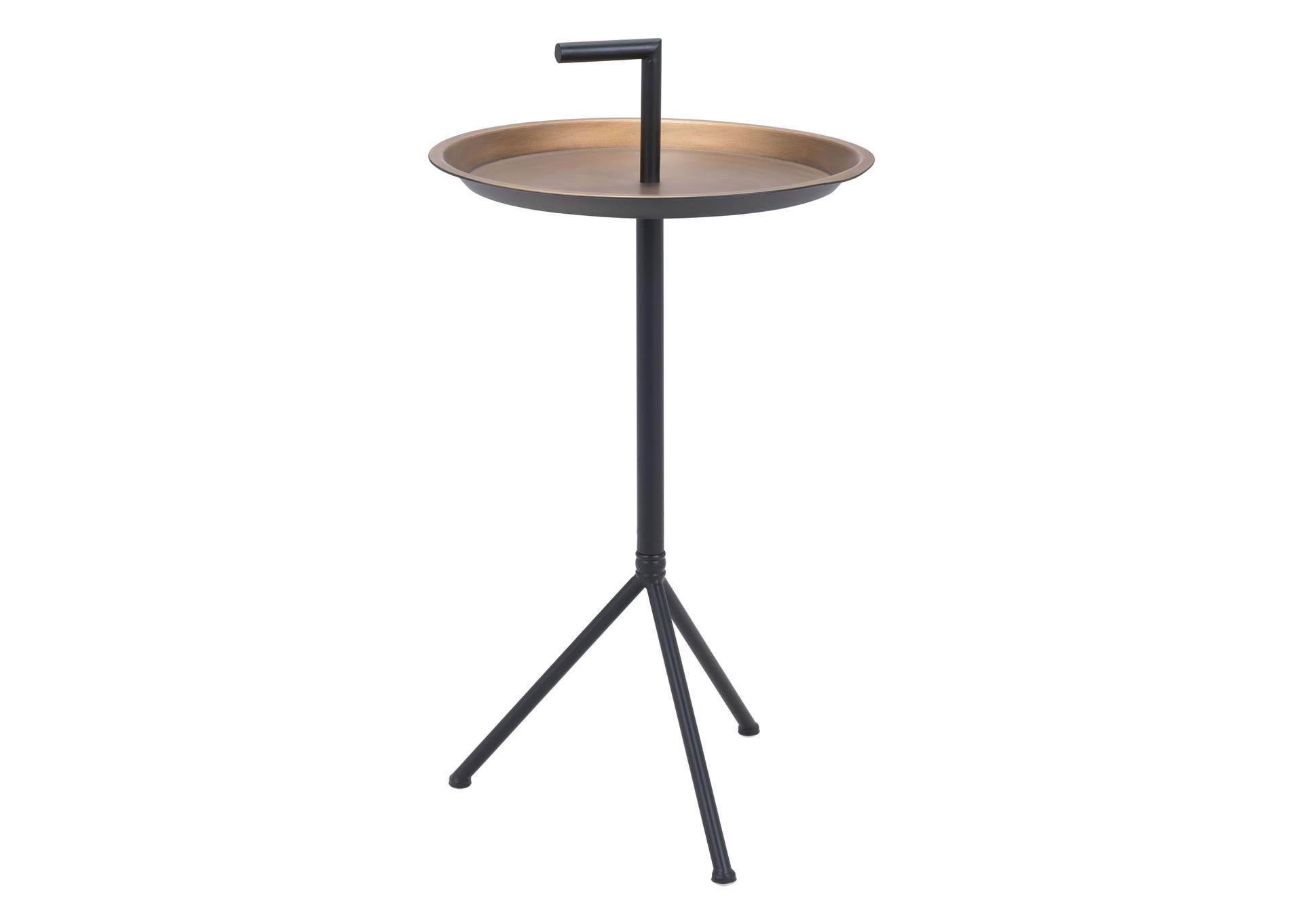Mercy Accent Table Gold & Black,Zuo