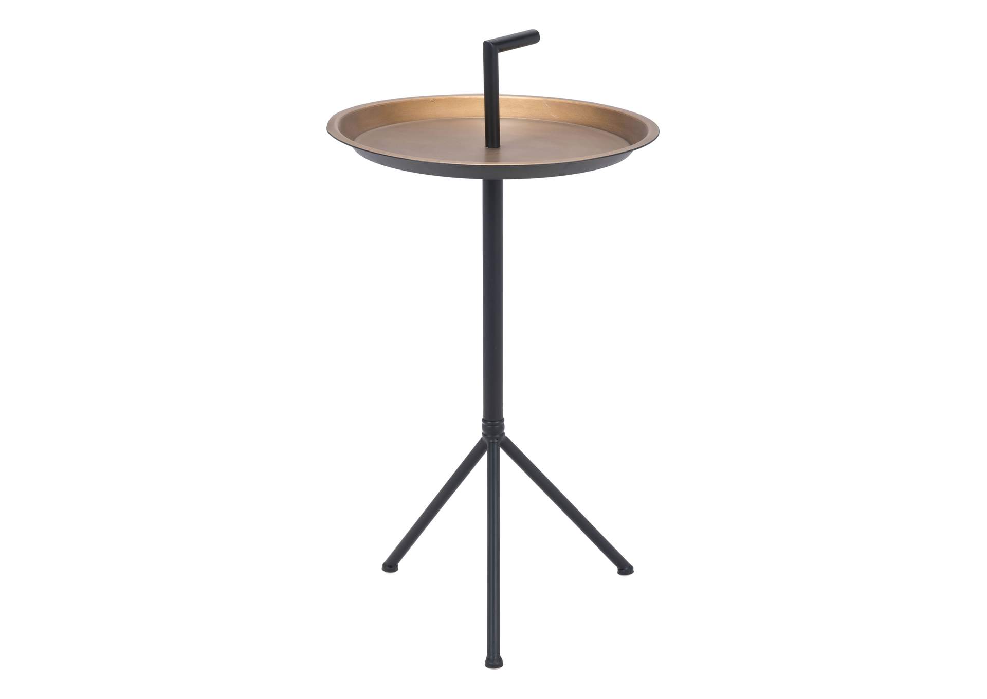 Mercy Accent Table Gold & Black,Zuo