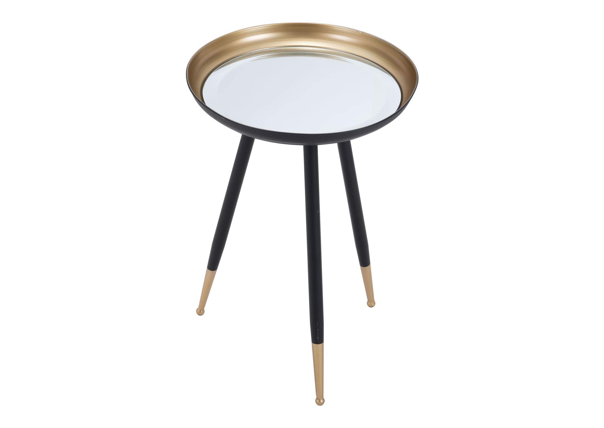 Everly Accent Table Gold & Black,Zuo