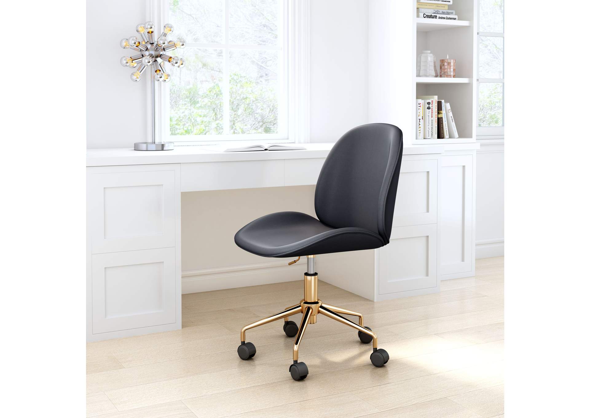 Miles Office Chair Black,Zuo