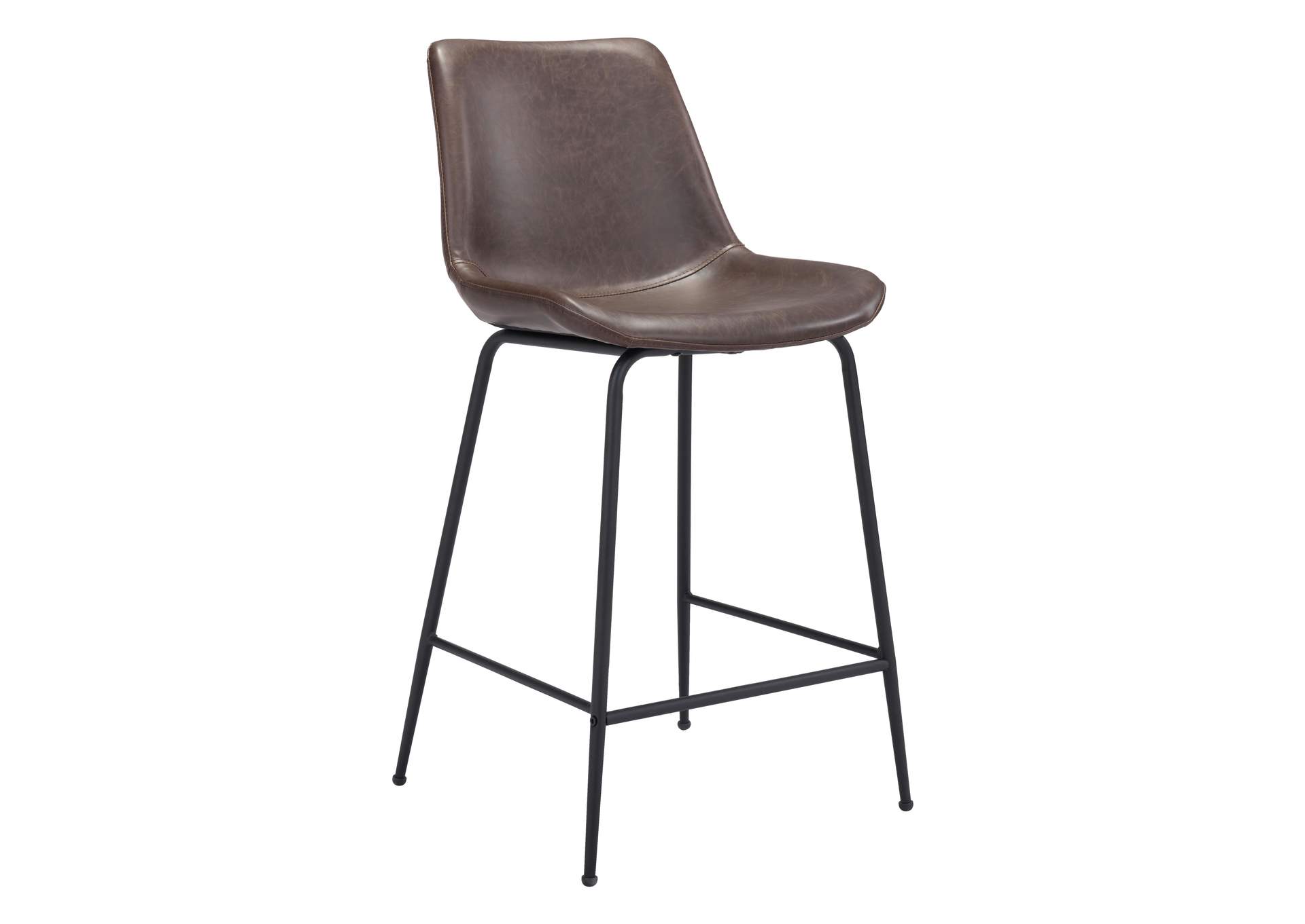 Byron Counter Stool Brown,Zuo