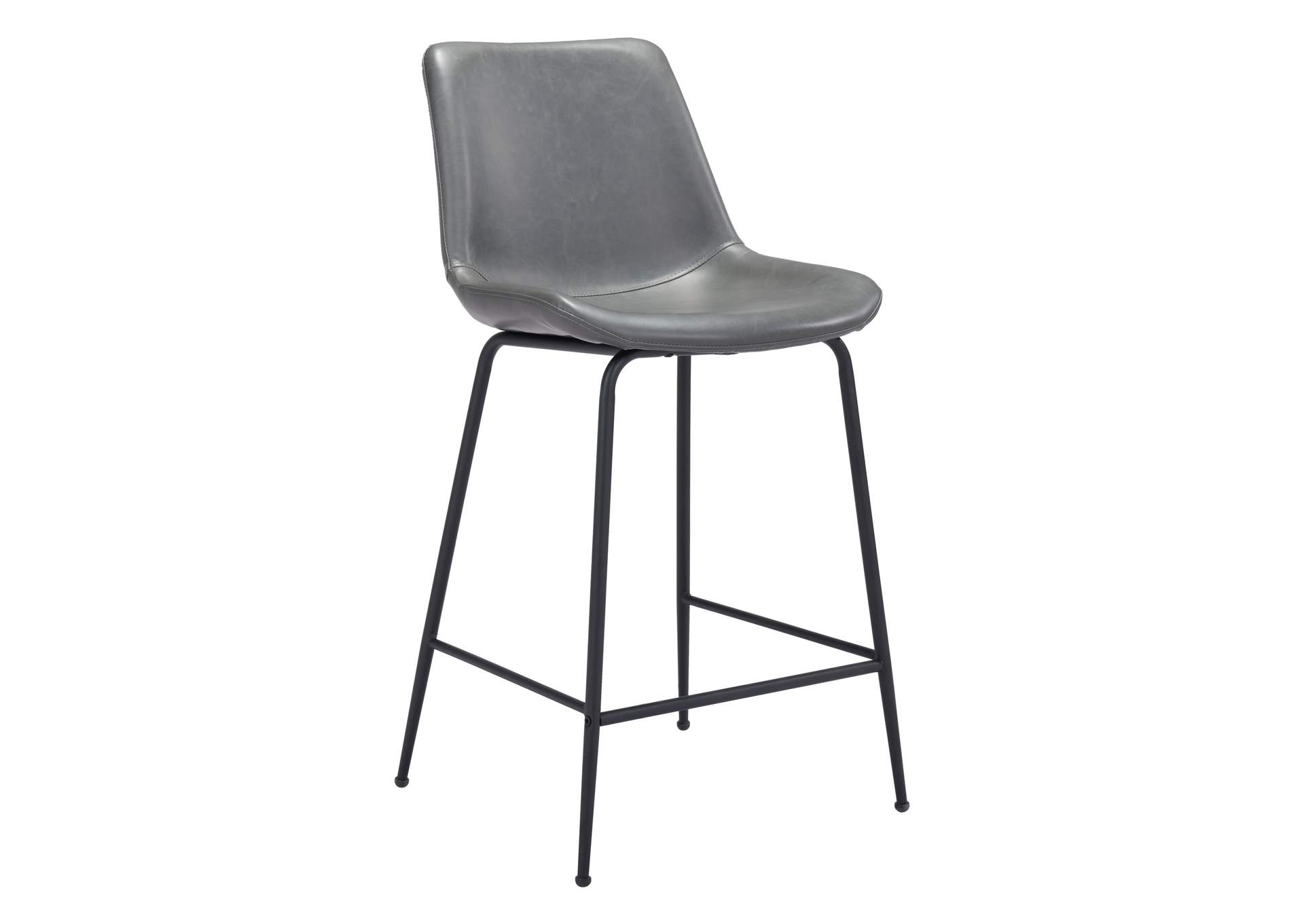 Byron Counter Stool Gray,Zuo