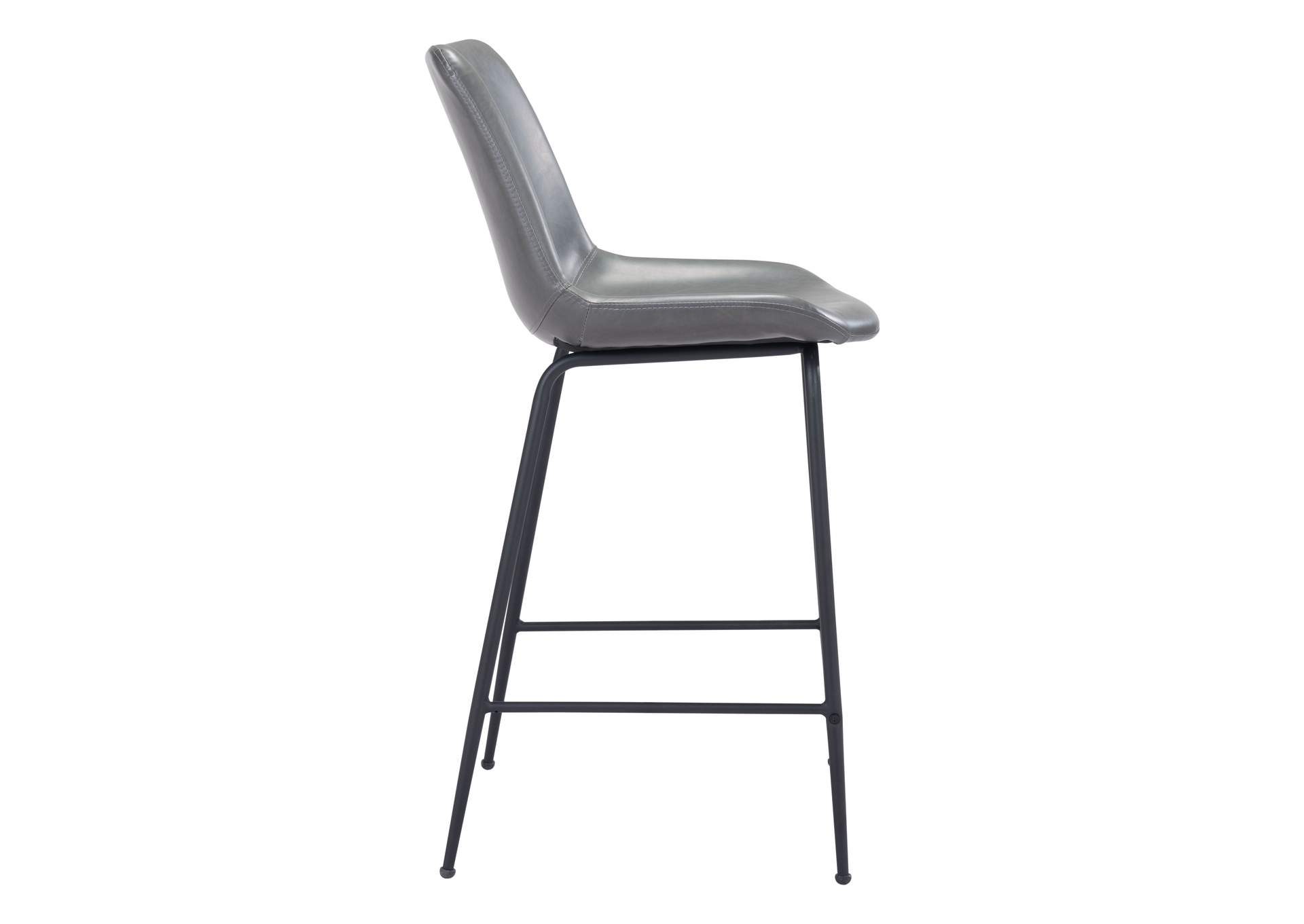 Byron Counter Stool Gray,Zuo