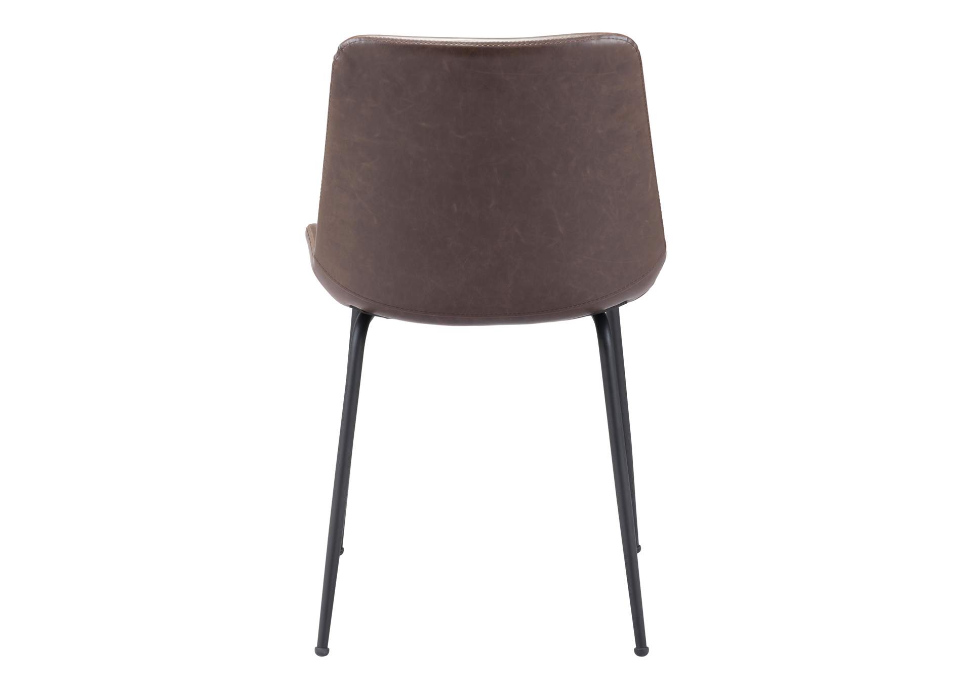 Byron Dining Chair (Set Of 2) Brown,Zuo