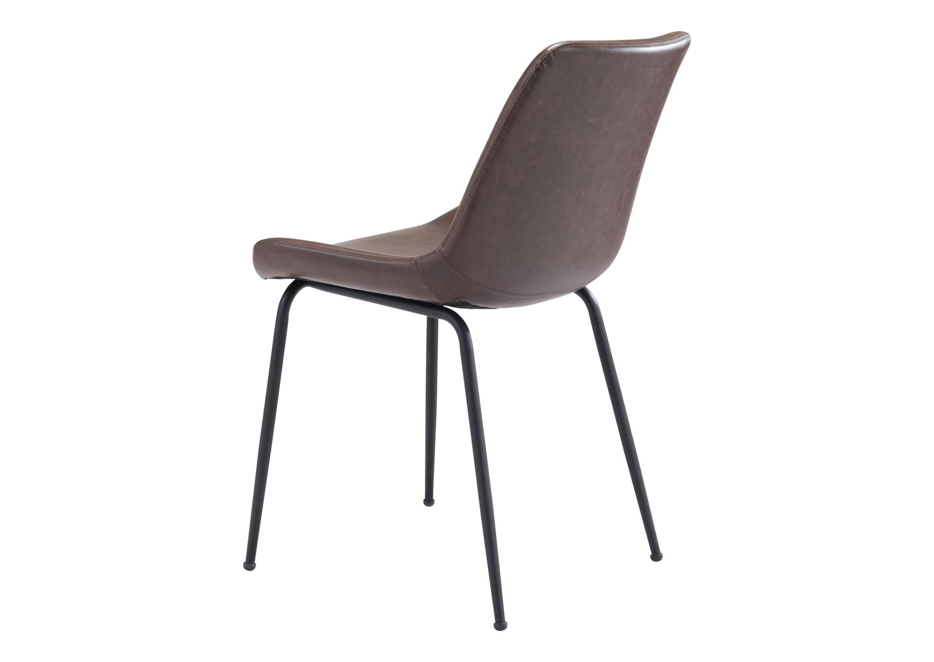 Byron Dining Chair (Set Of 2) Brown,Zuo