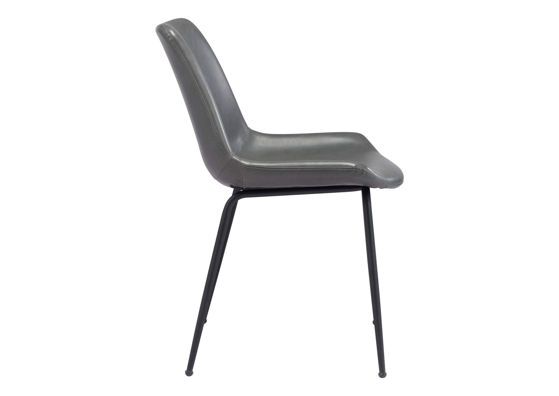 Byron Dining Chair (Set Of 2) Gray,Zuo