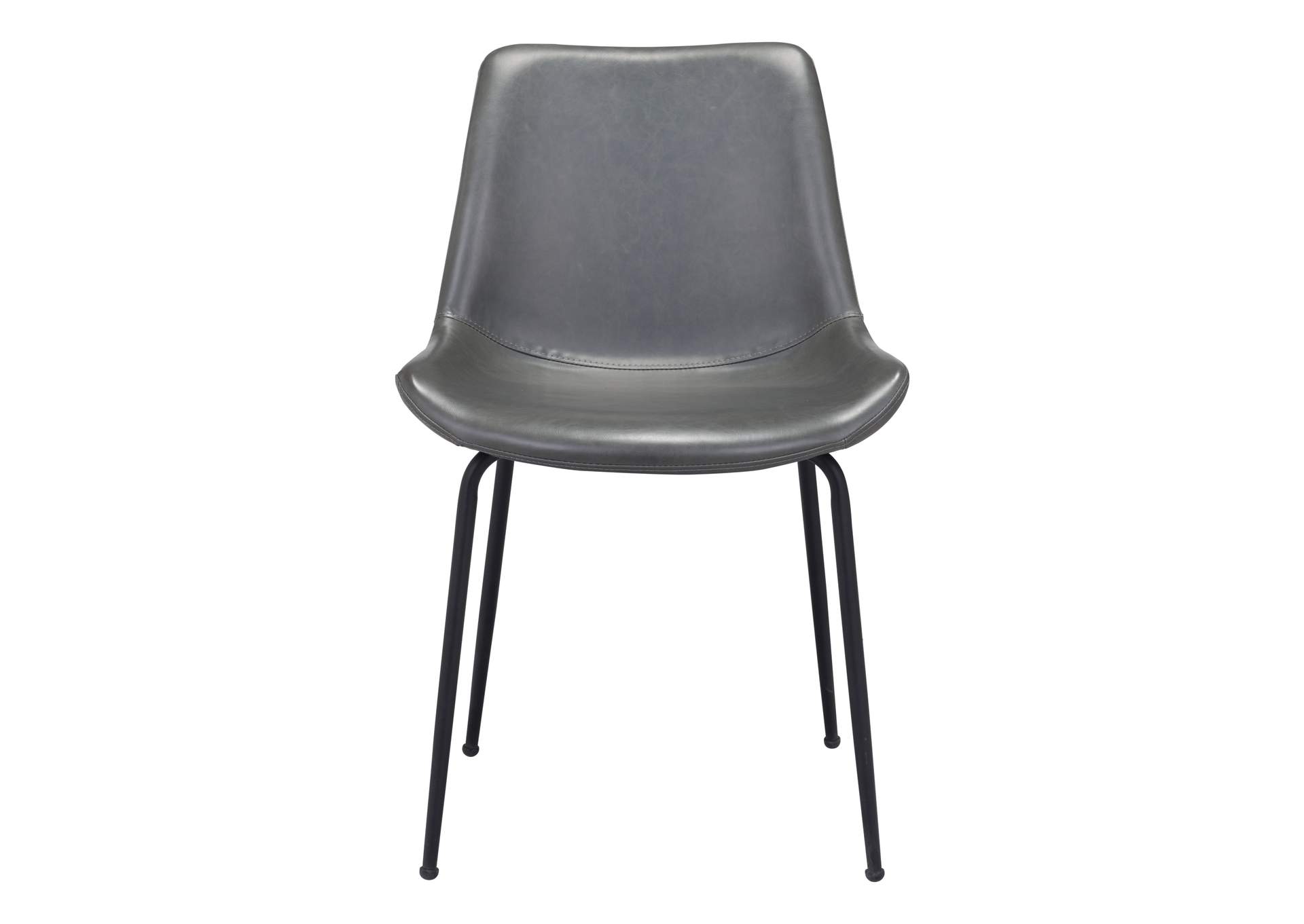 Byron Dining Chair (Set Of 2) Gray,Zuo