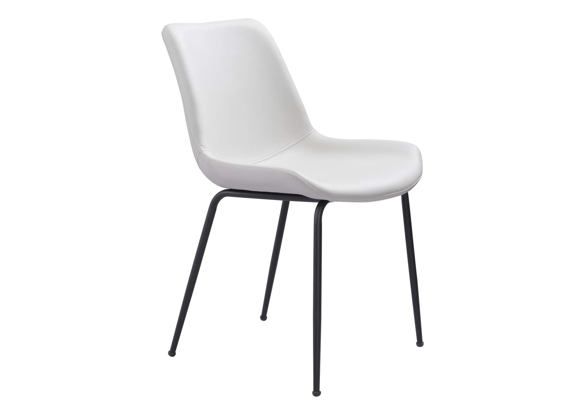 Byron Dining Chair (Set Of 2) White,Zuo