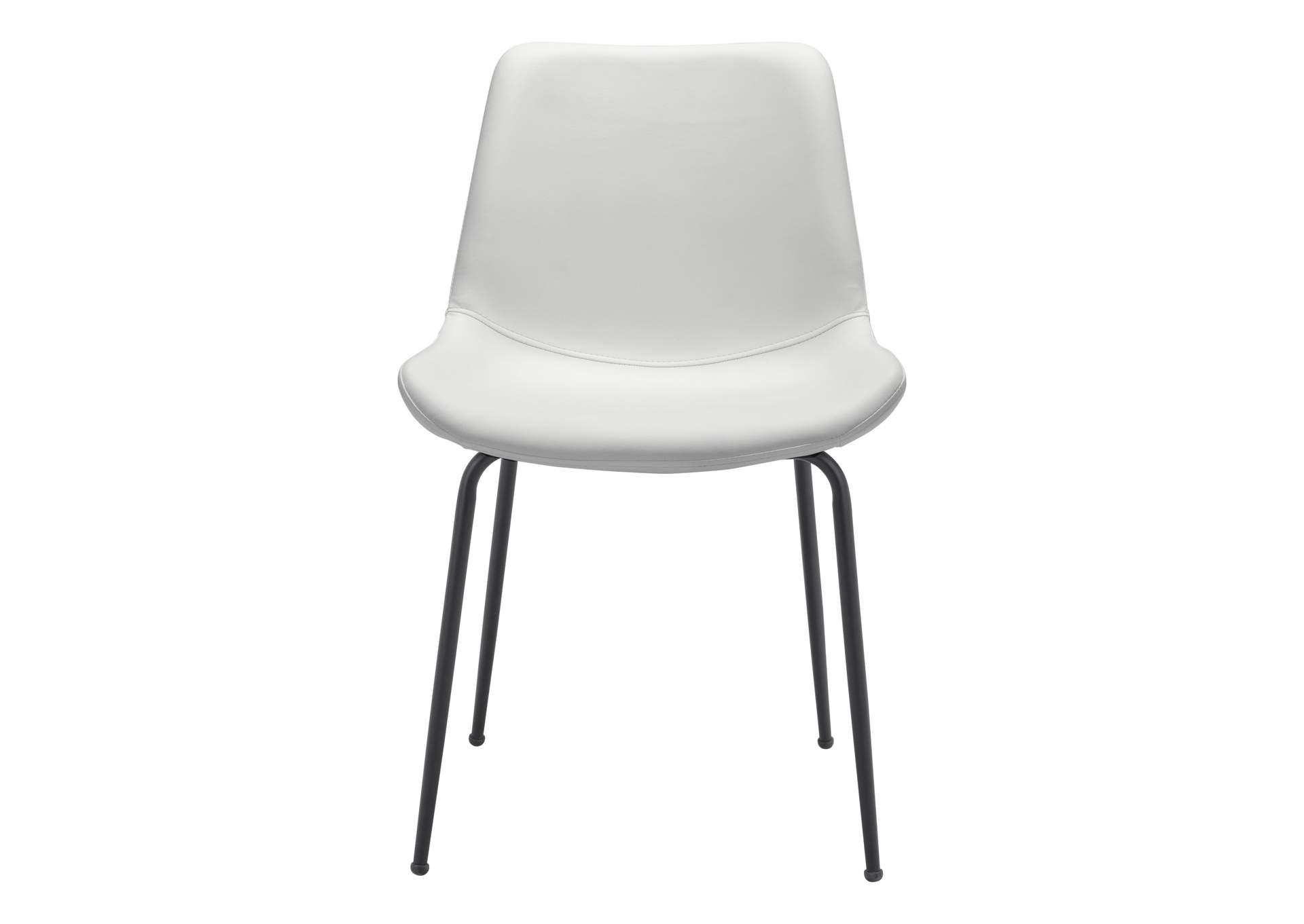 Byron Dining Chair (Set Of 2) White,Zuo