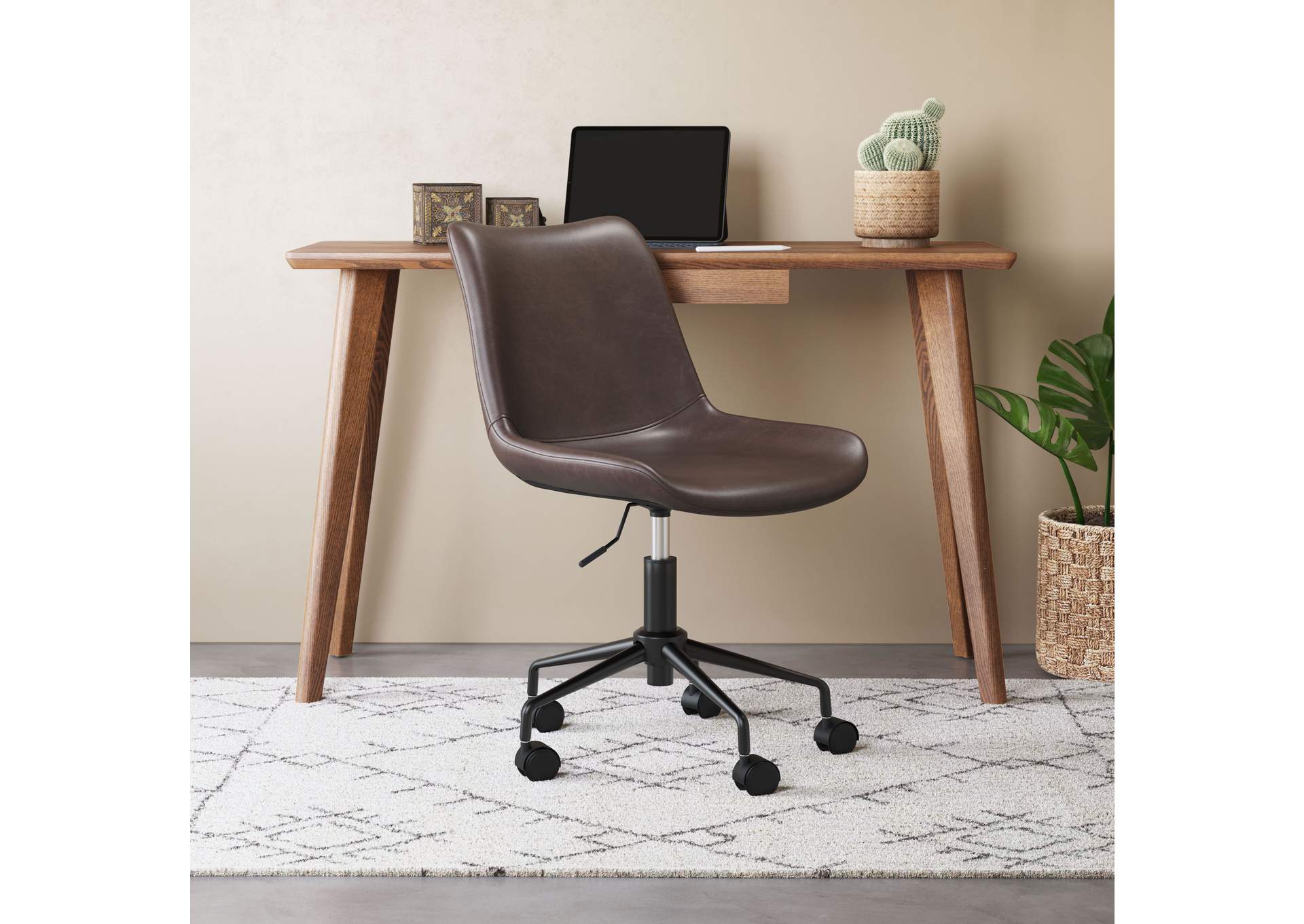 Byron Office Chair Brown,Zuo