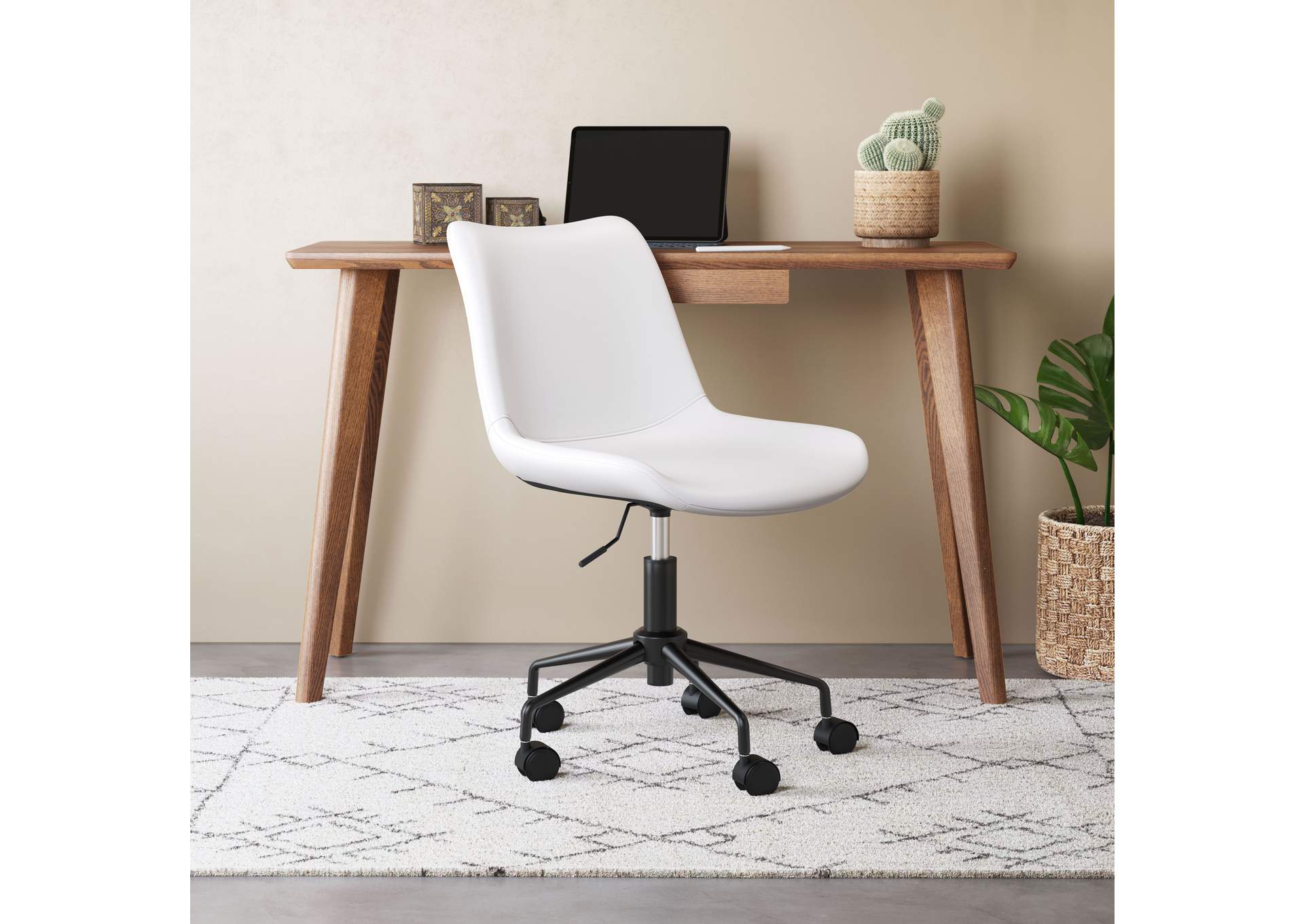 Byron Office Chair White,Zuo