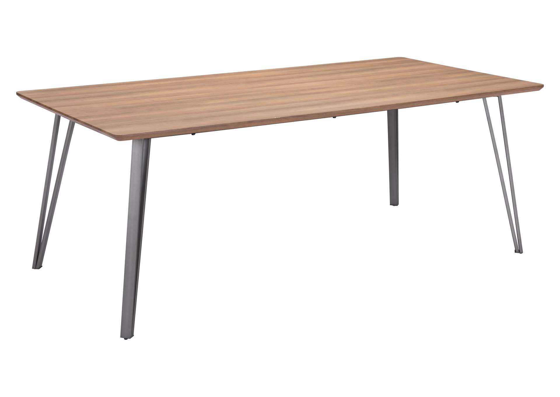 Perpignan Dining Table Brown,Zuo