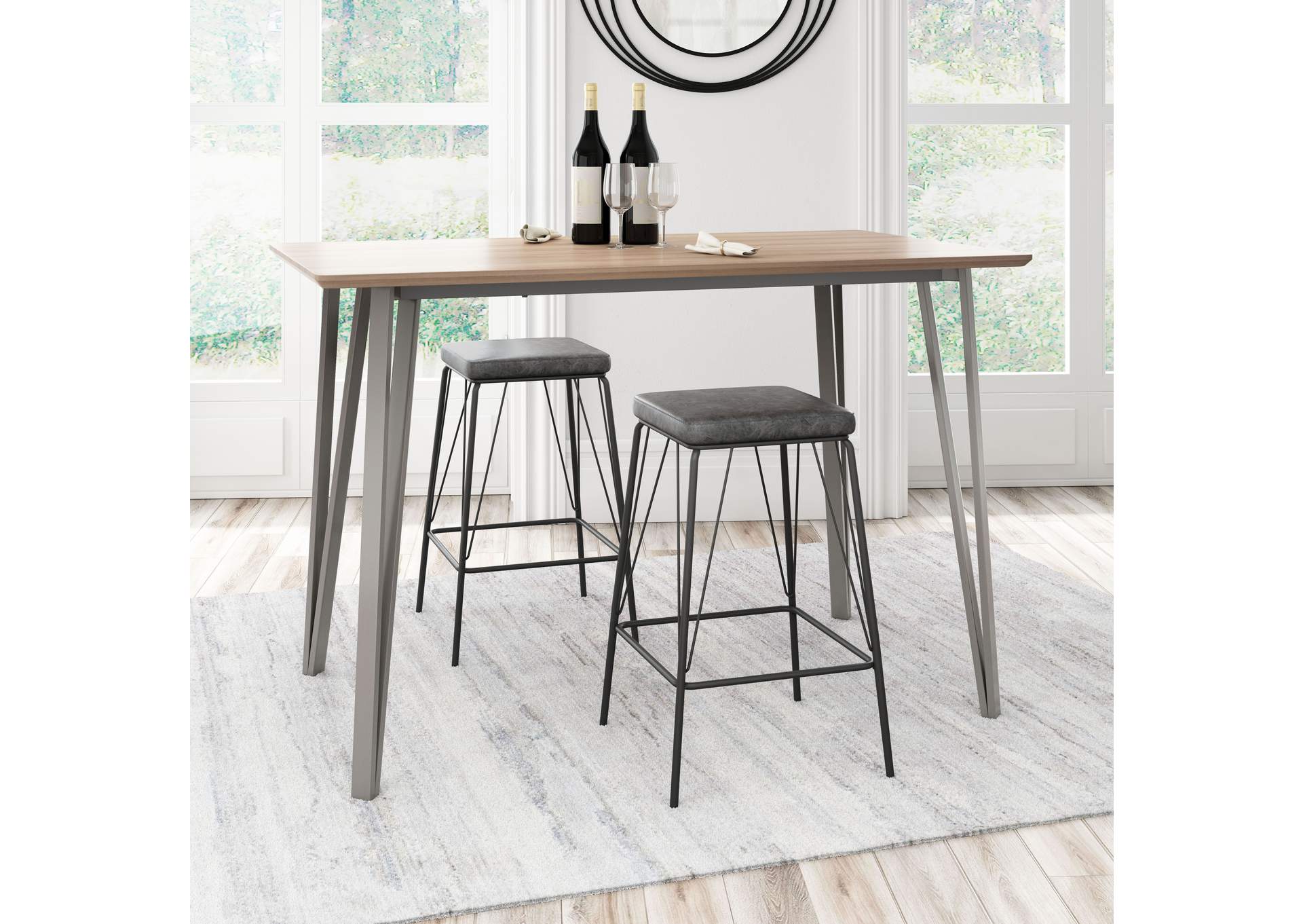 Doubs Counter Table Brown,Zuo