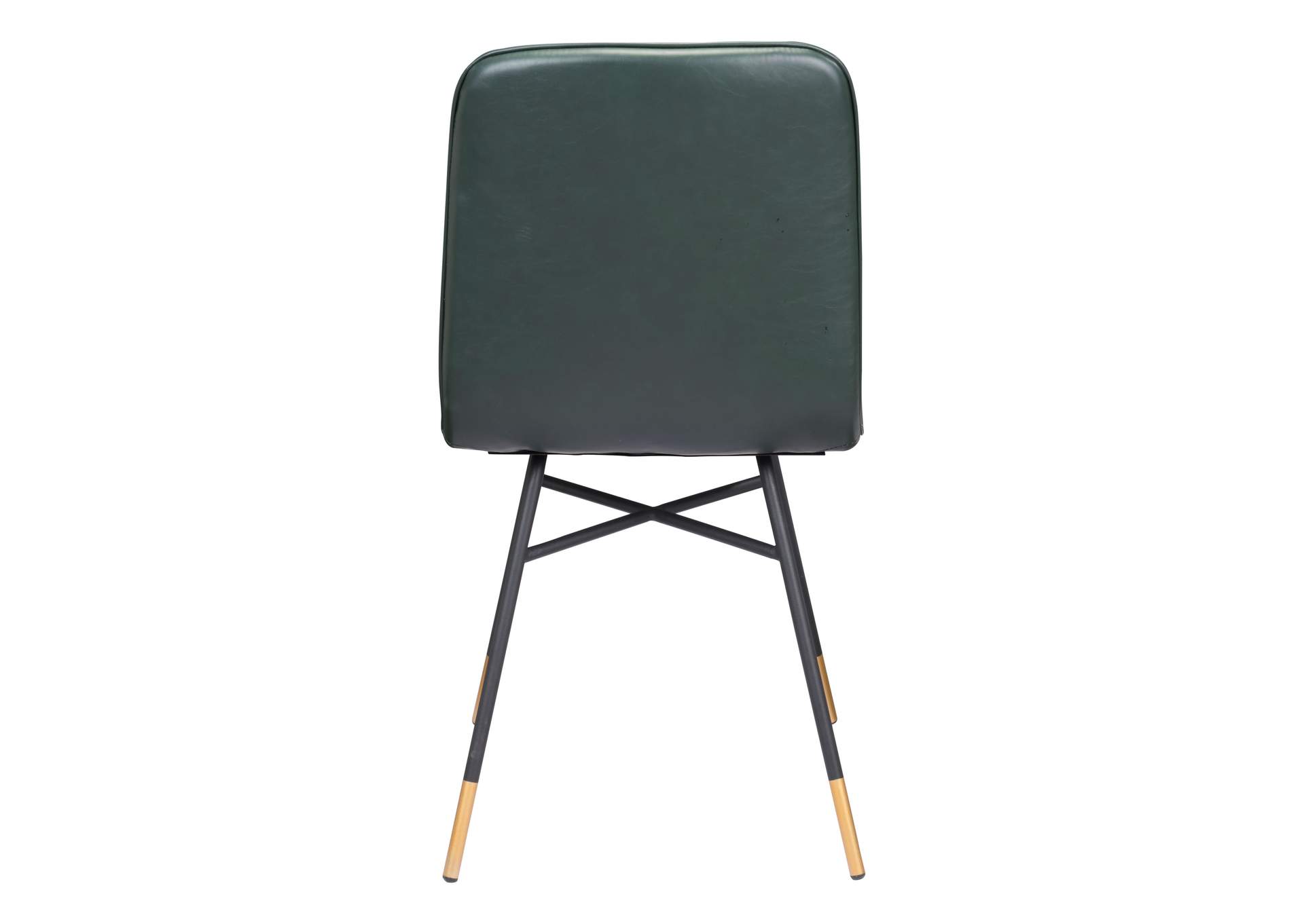 Var Dining Chair (Set Of 2) Green,Zuo