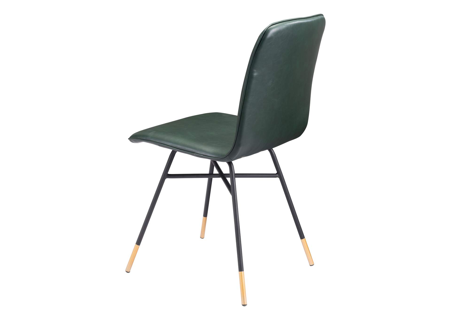 Var Dining Chair (Set Of 2) Green,Zuo