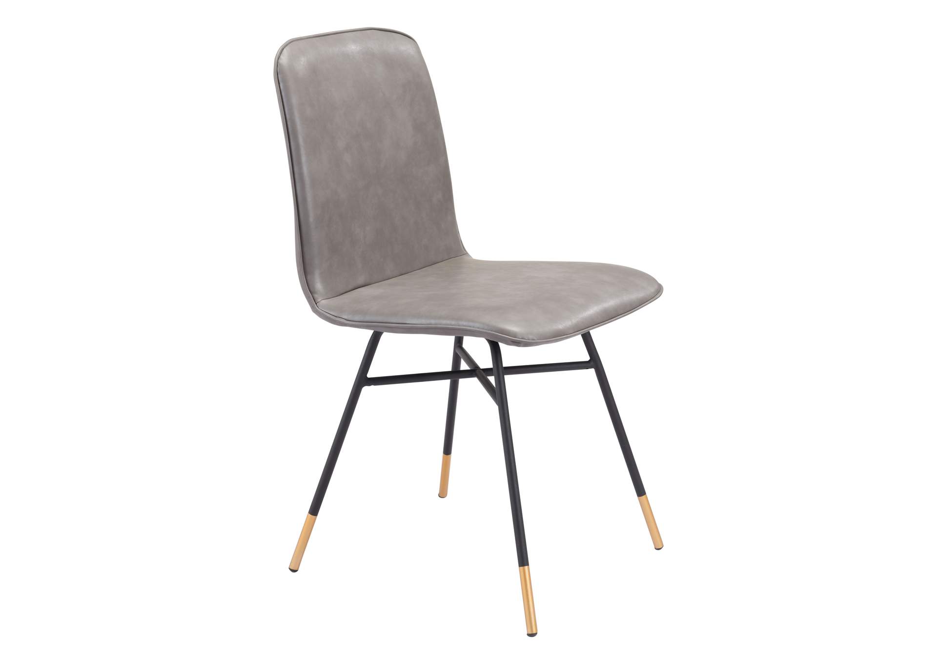 Var Dining Chair (Set Of 2) Gray,Zuo