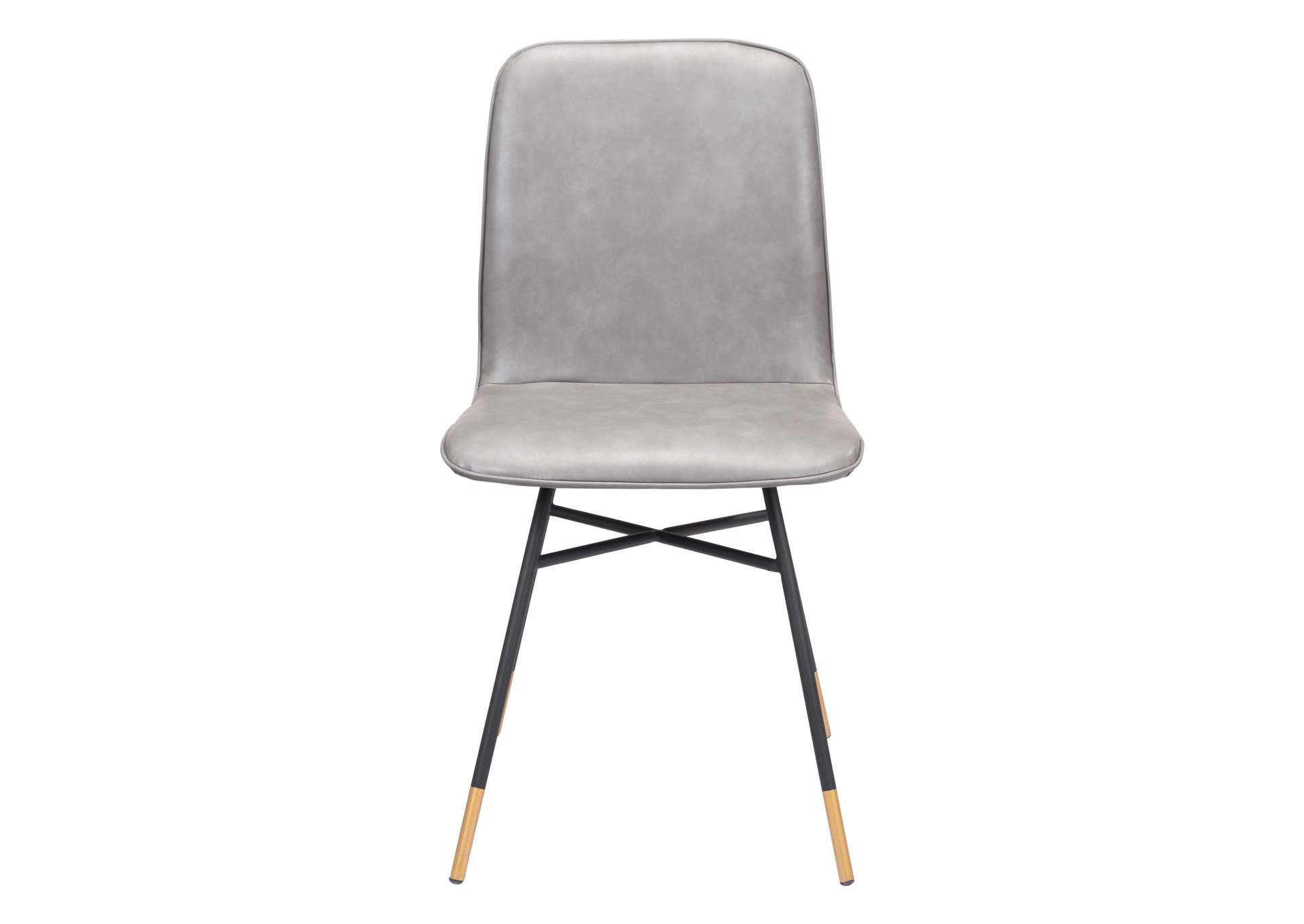 Var Dining Chair (Set Of 2) Gray,Zuo