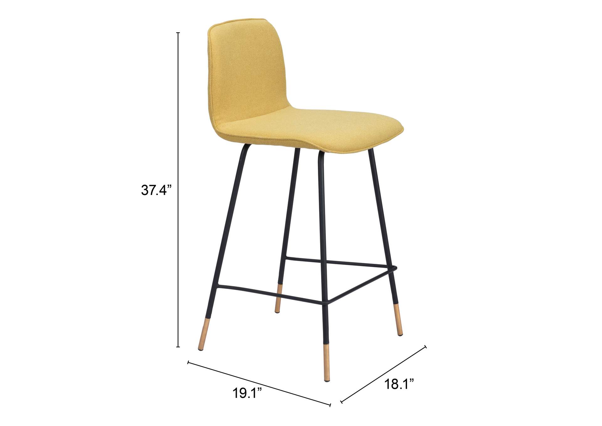 Var Counter Stool Yellow,Zuo
