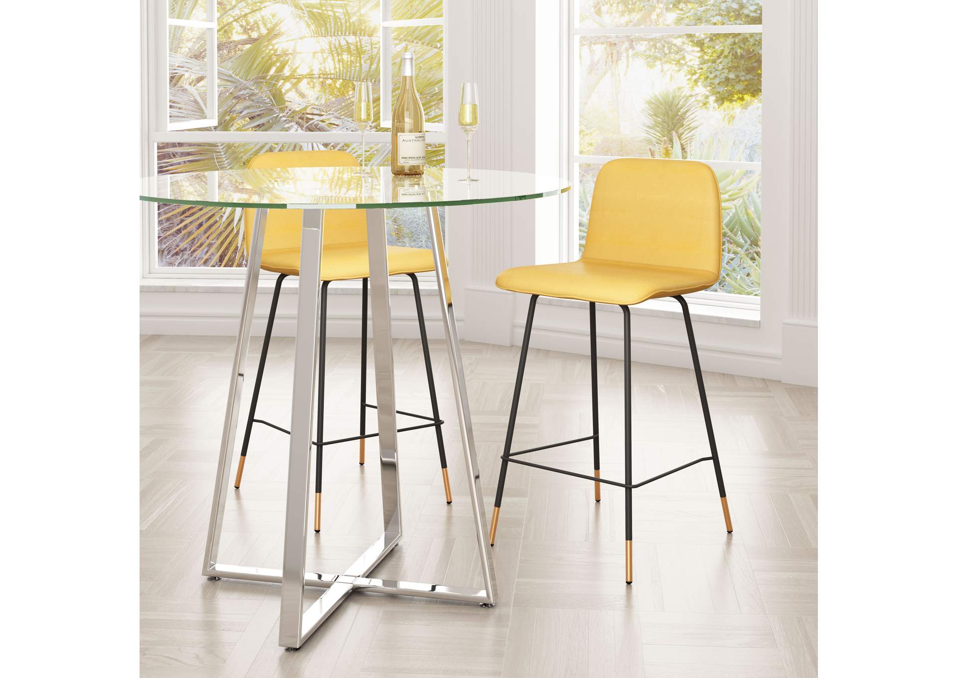 Var Counter Stool Yellow,Zuo