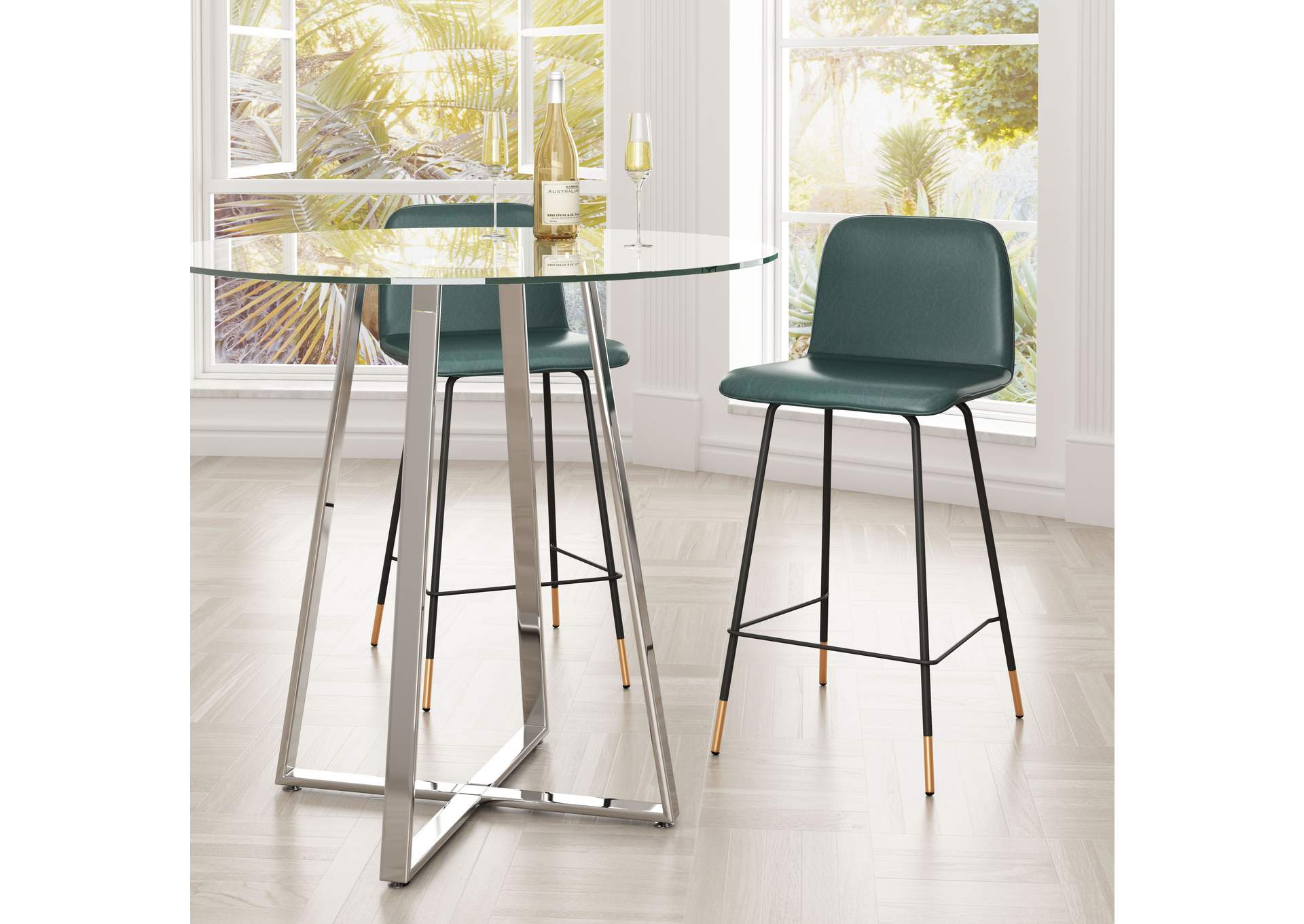 Var Counter Stool Green,Zuo