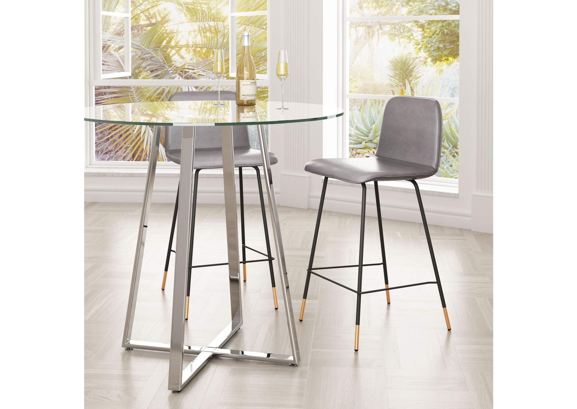 Var Counter Stool Gray,Zuo