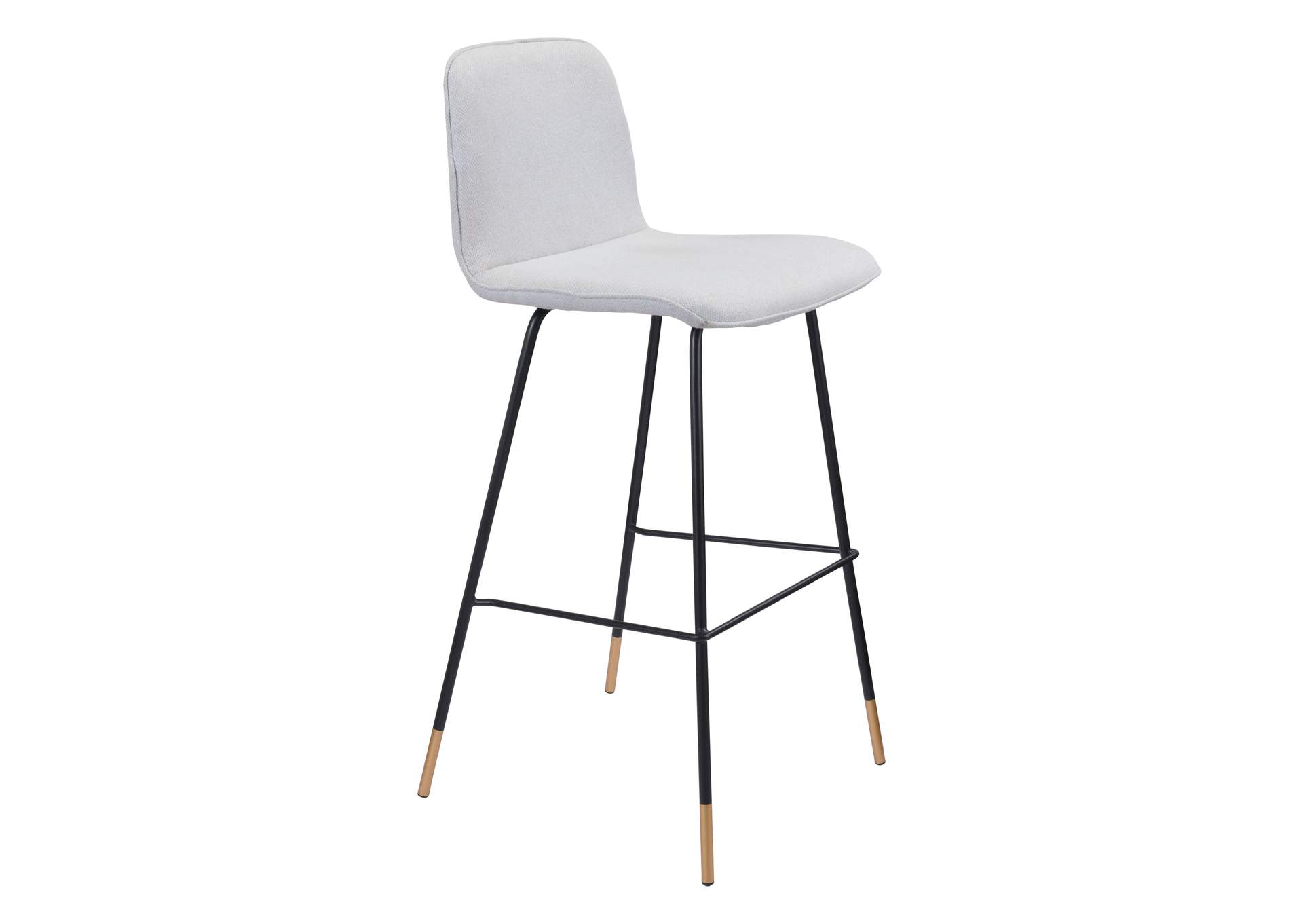 Gironde Barstool Light Gray,Zuo