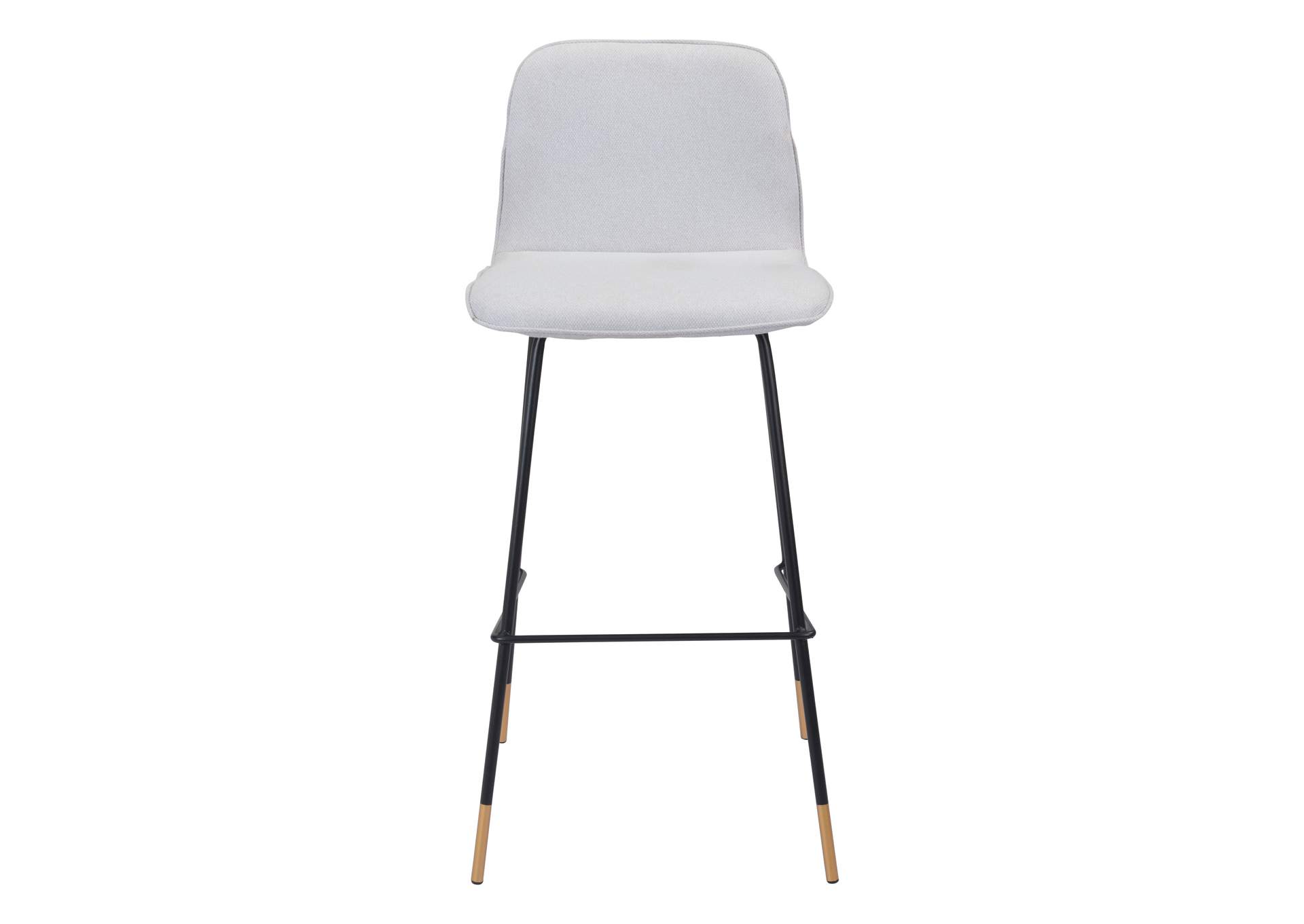 Gironde Barstool Light Gray,Zuo