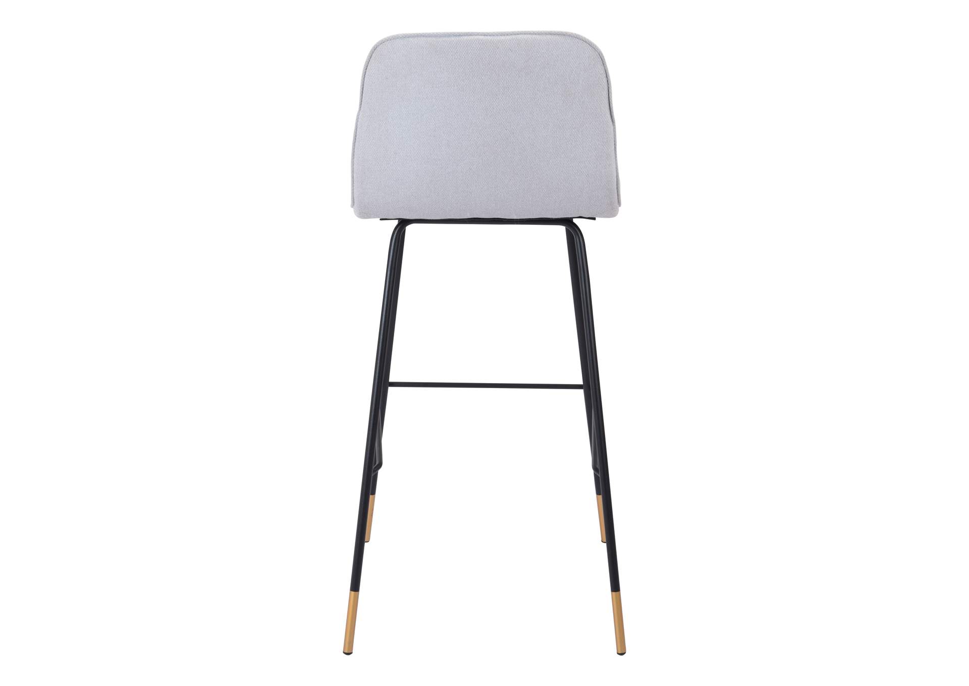 Gironde Barstool Light Gray,Zuo