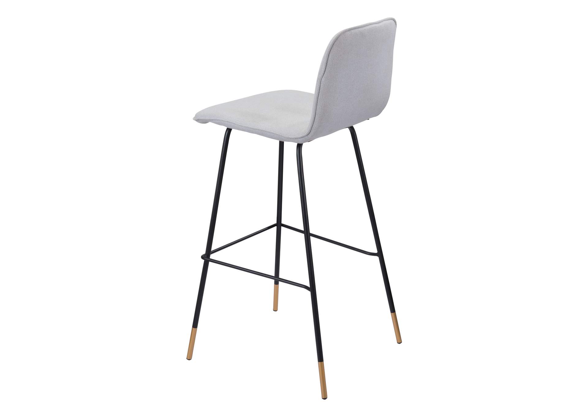 Gironde Barstool Light Gray,Zuo