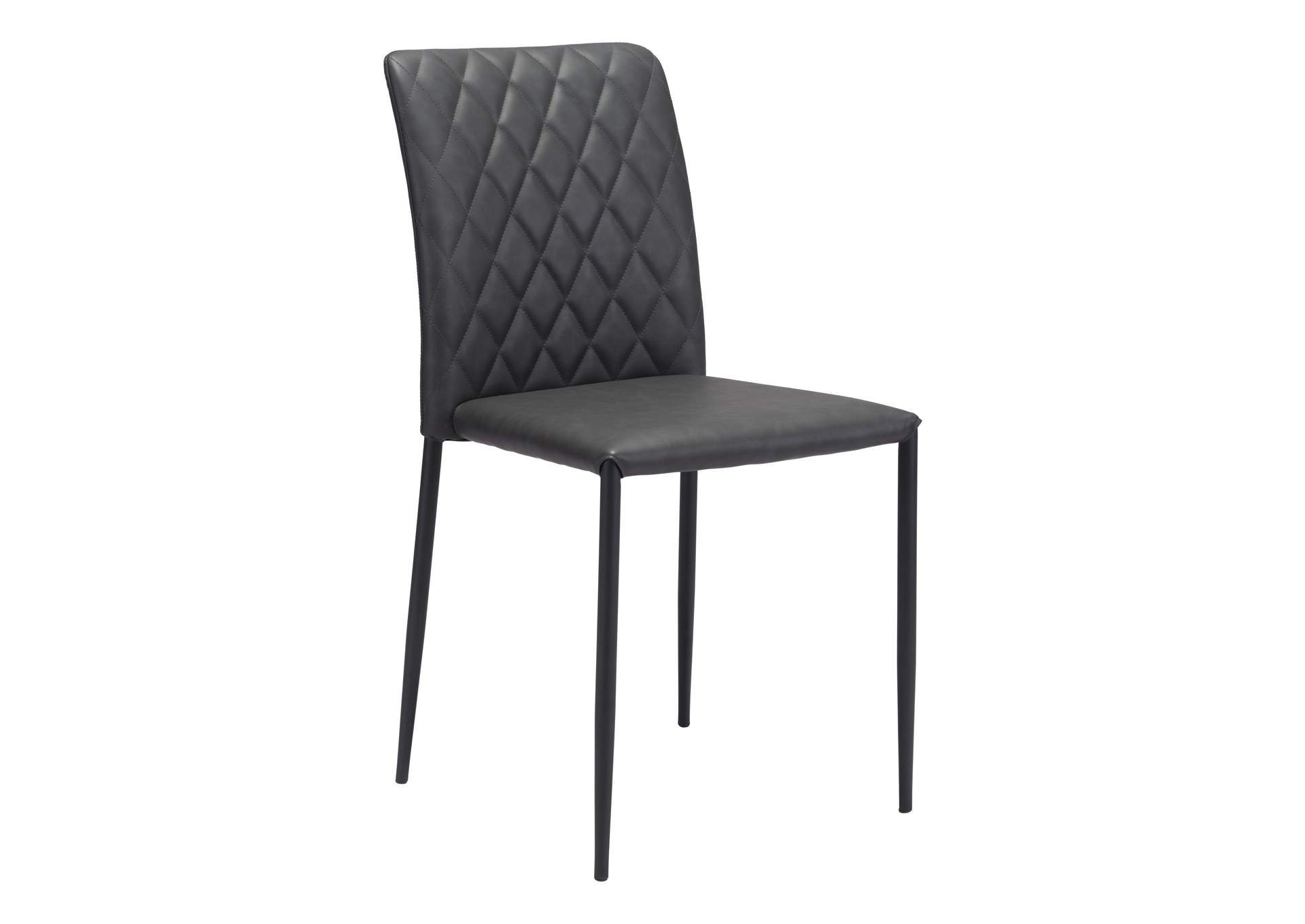 Harve Dining Chair (Set Of 2) Black,Zuo