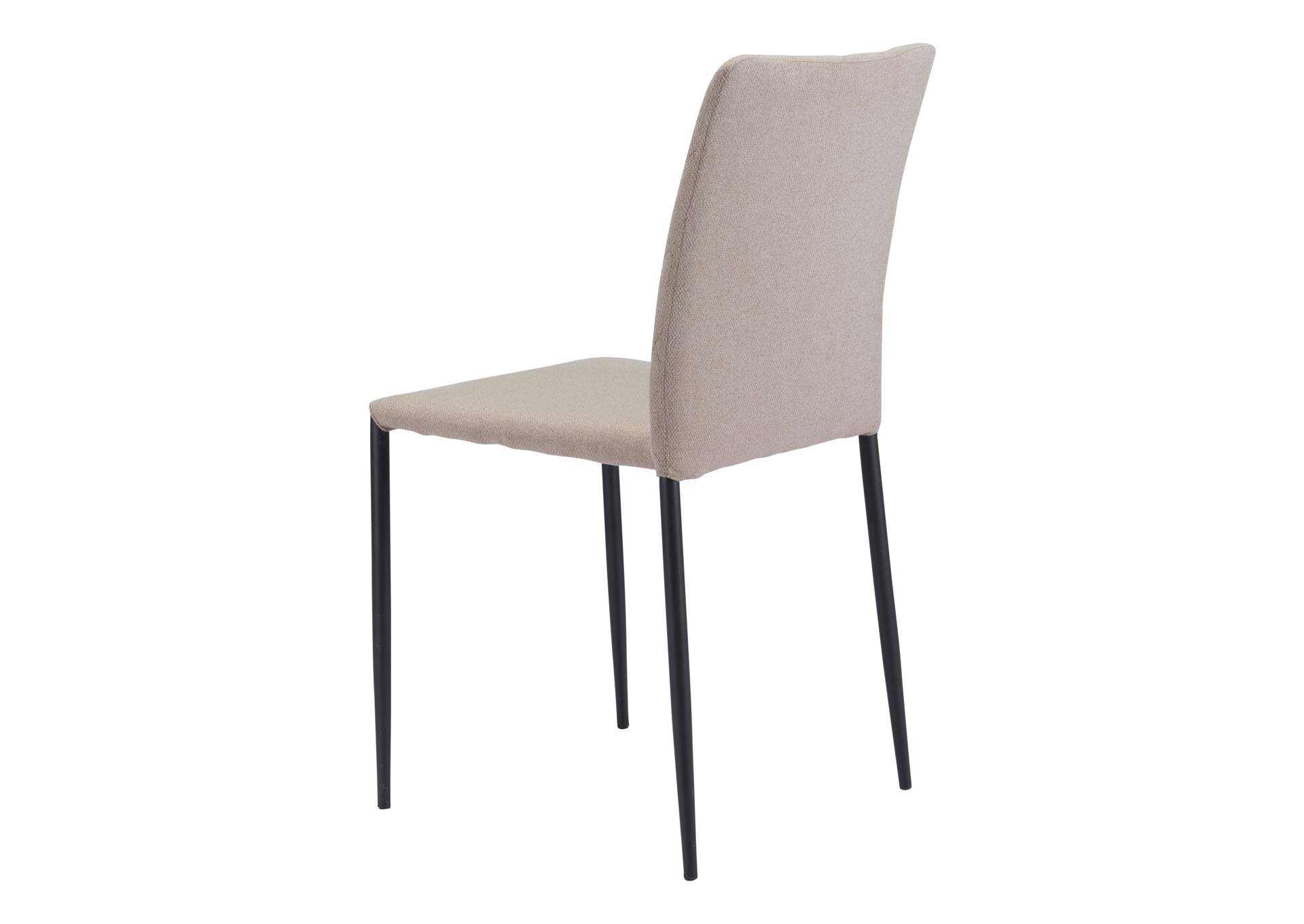 Harve Dining Chair (Set Of 2) Beige,Zuo