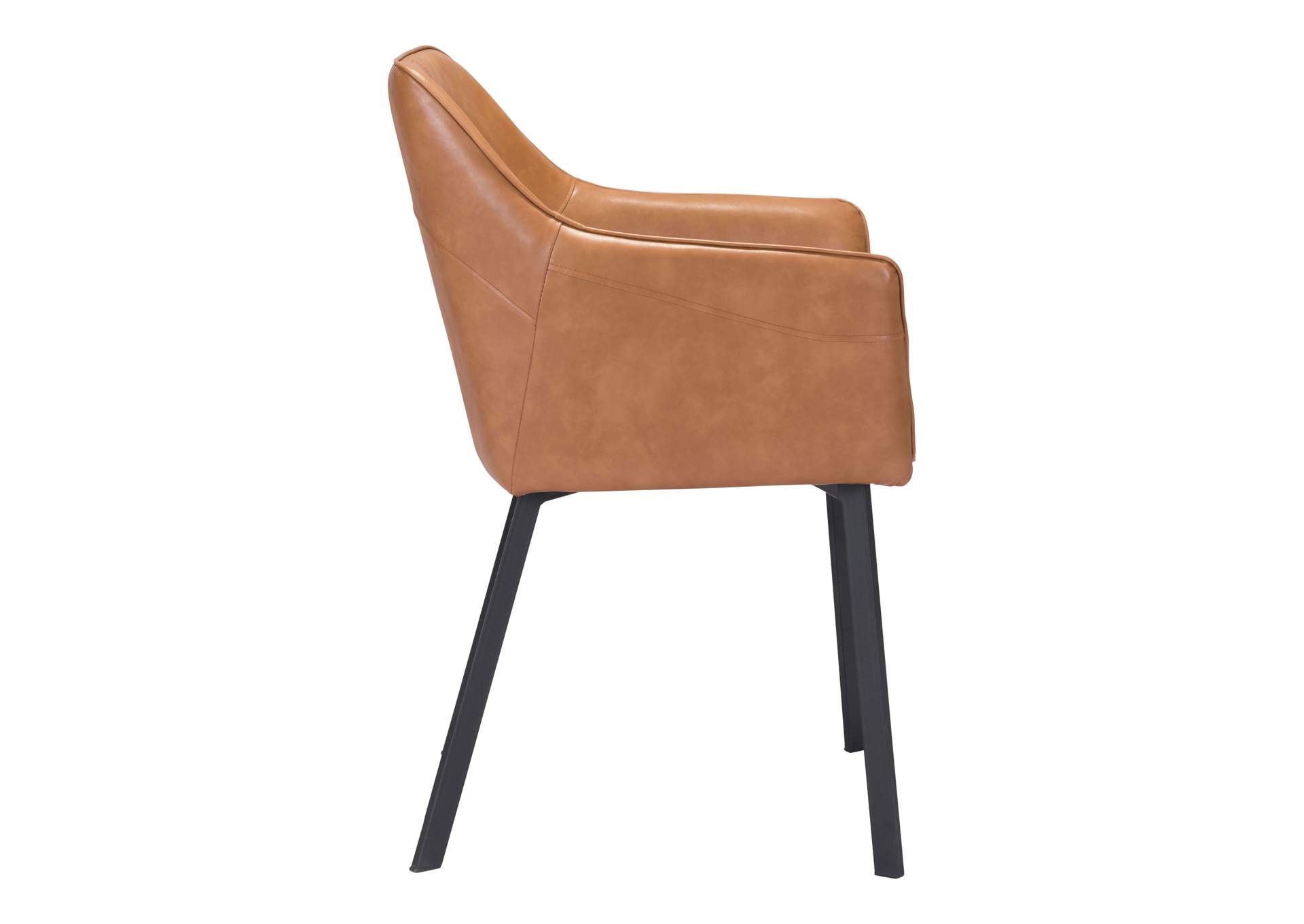 Loiret Dining Chair (Set Of 2) Brown,Zuo