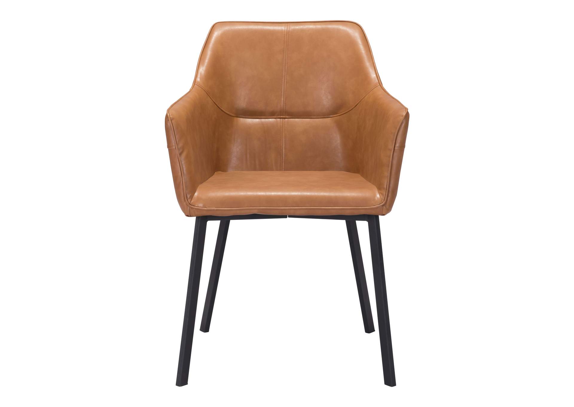 Loiret Dining Chair (Set Of 2) Brown,Zuo